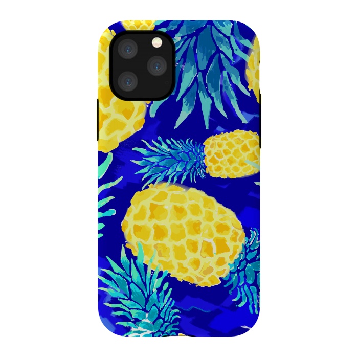 iPhone 11 Pro StrongFit Pineapple Crush by MUKTA LATA BARUA