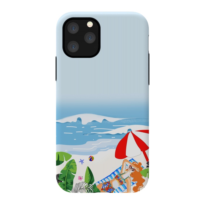 iPhone 11 Pro StrongFit Beach Life by MUKTA LATA BARUA