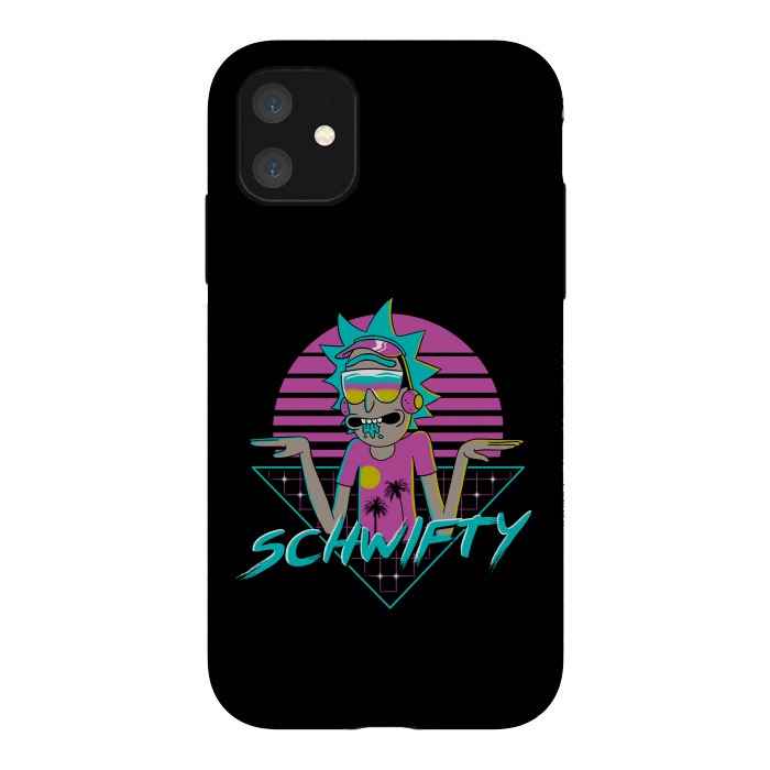 iPhone 11 StrongFit Rad Schwifty by Vincent Patrick Trinidad