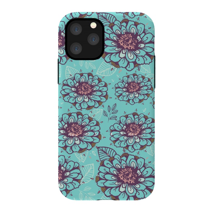 iPhone 11 Pro StrongFit Floral Garden  by Rose Halsey