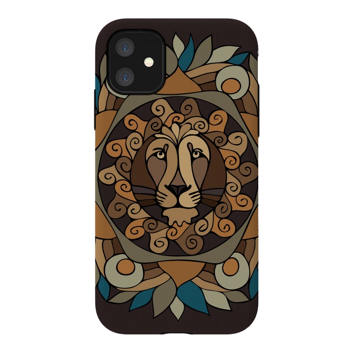 iPhone 11 StrongFit MandaLion by Majoih