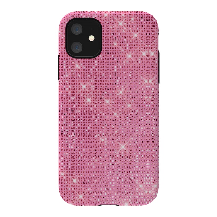 iPhone 11 StrongFit Pink Glitter by Alemi