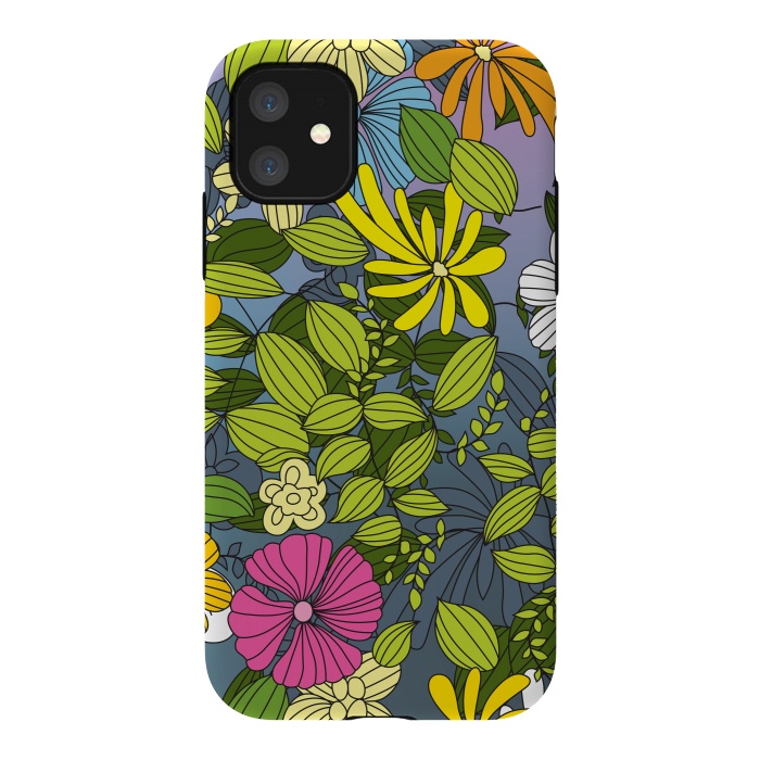 iPhone 11 StrongFit My Flower Design by Bledi