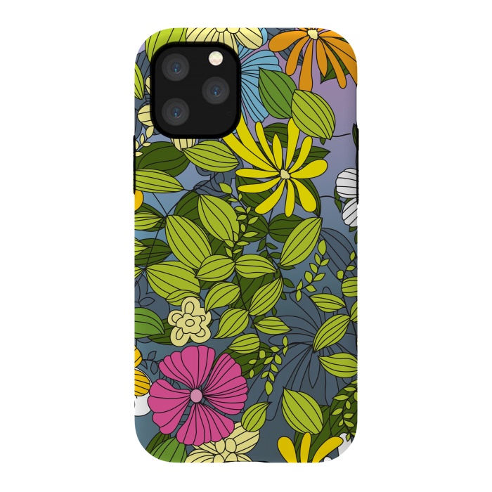 iPhone 11 Pro StrongFit My Flower Design by Bledi
