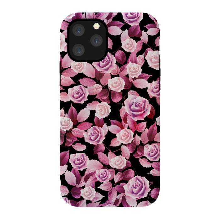 iPhone 11 Pro StrongFit Pink roses by Jms