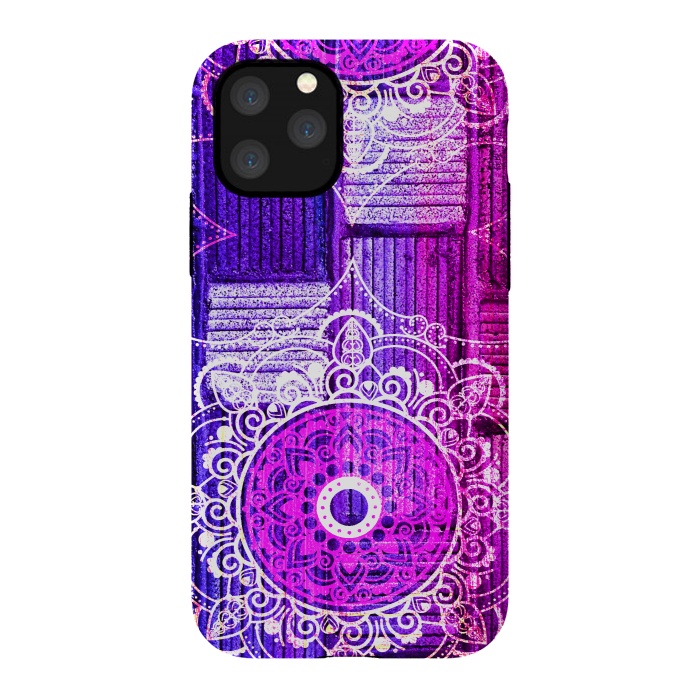 iPhone 11 Pro StrongFit Purple Tapestry by Rossy Villarreal