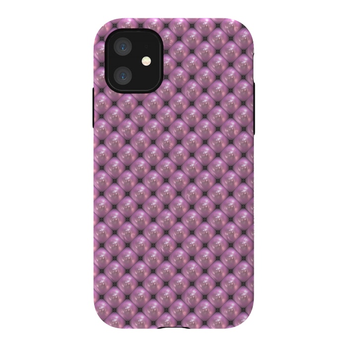 iPhone 11 StrongFit Pink Pearls by Andrea Haase