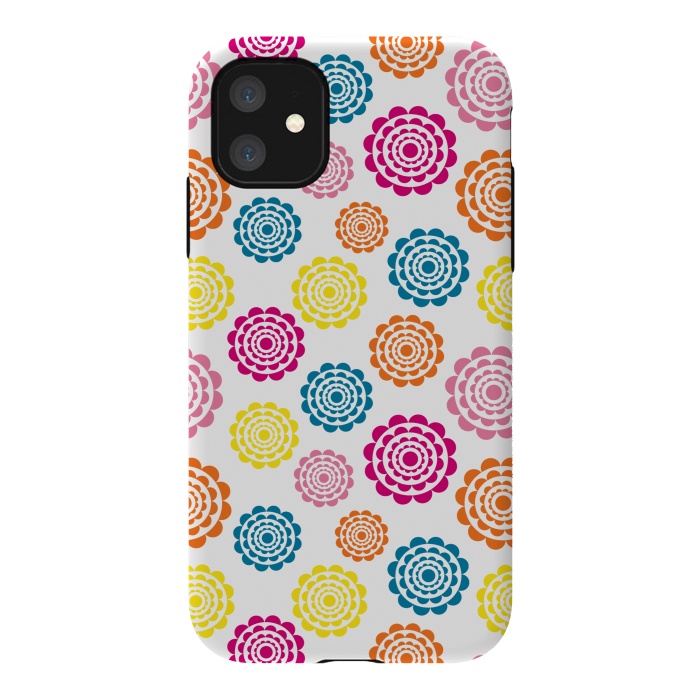 iPhone 11 StrongFit Bright Flowers by Martina
