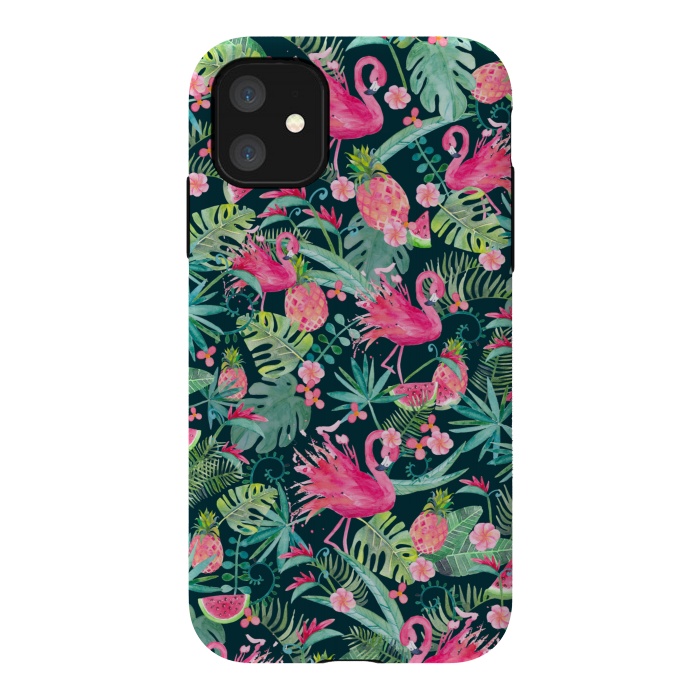 iPhone 11 StrongFit Tropical Summer by gingerlique