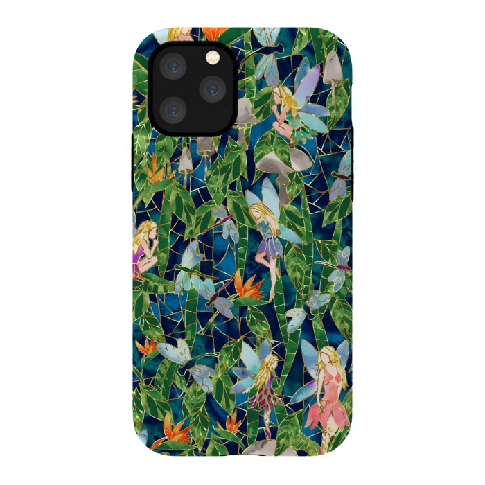 iPhone 11 Pro StrongFit Emerald Forest Fairies by gingerlique