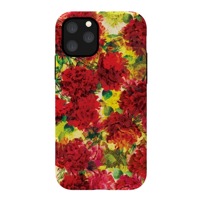 iPhone 11 Pro StrongFit Colorful Roses by Rossy Villarreal