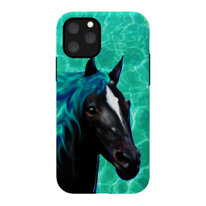 iPhone 11 Pro StrongFit Horse Spirit Water Dream by BluedarkArt