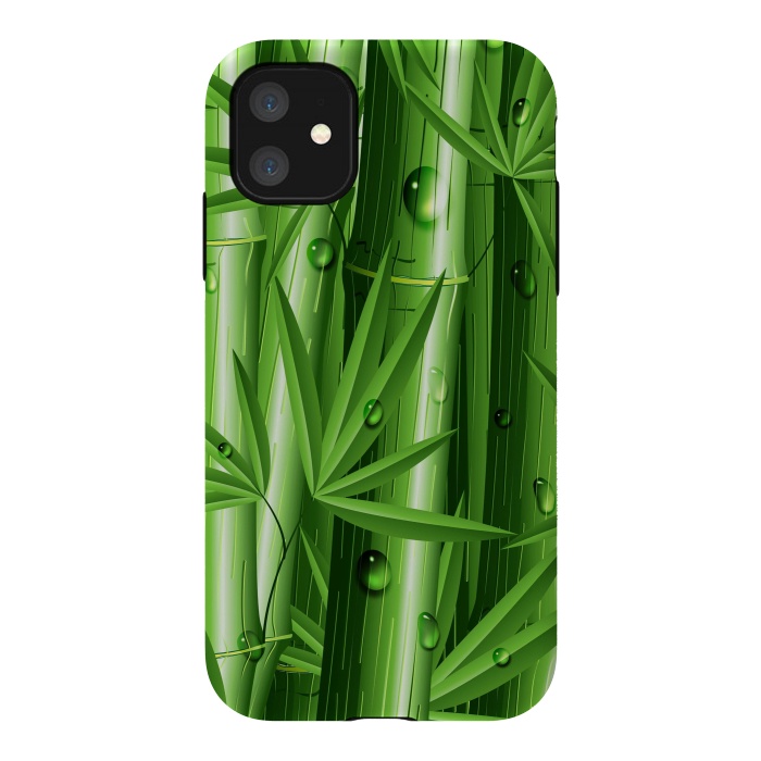 iPhone 11 StrongFit Bamboo Jungle Zen by BluedarkArt