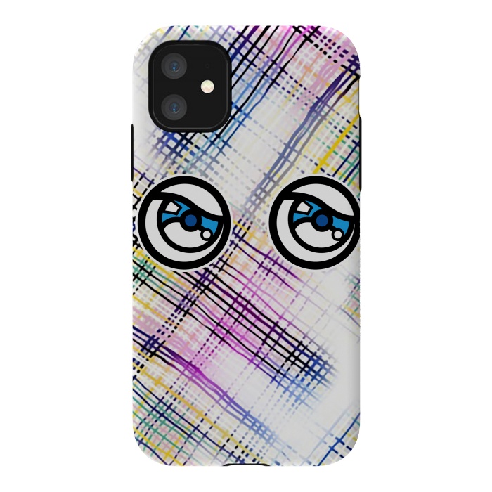 iPhone 11 StrongFit Modern Tartans 2 by Michael Cheung