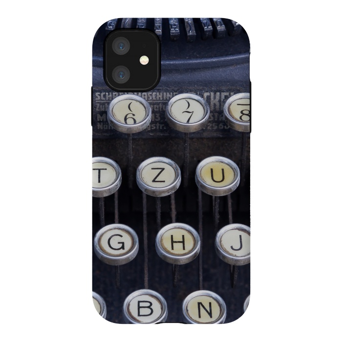 iPhone 11 StrongFit Old Typewriter by Andrea Haase