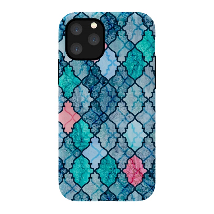iPhone 11 Pro StrongFit Moroccan Ocean by gingerlique