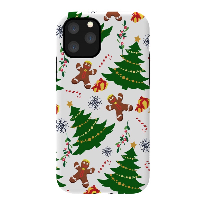 iPhone 11 Pro StrongFit Holly Jolly Christmas by Allgirls Studio