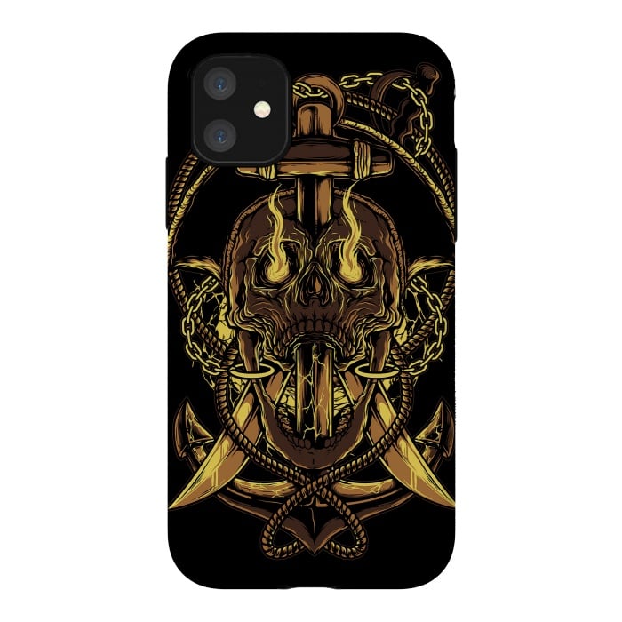 iPhone 11 StrongFit Death Pirate by Afif Quilimo