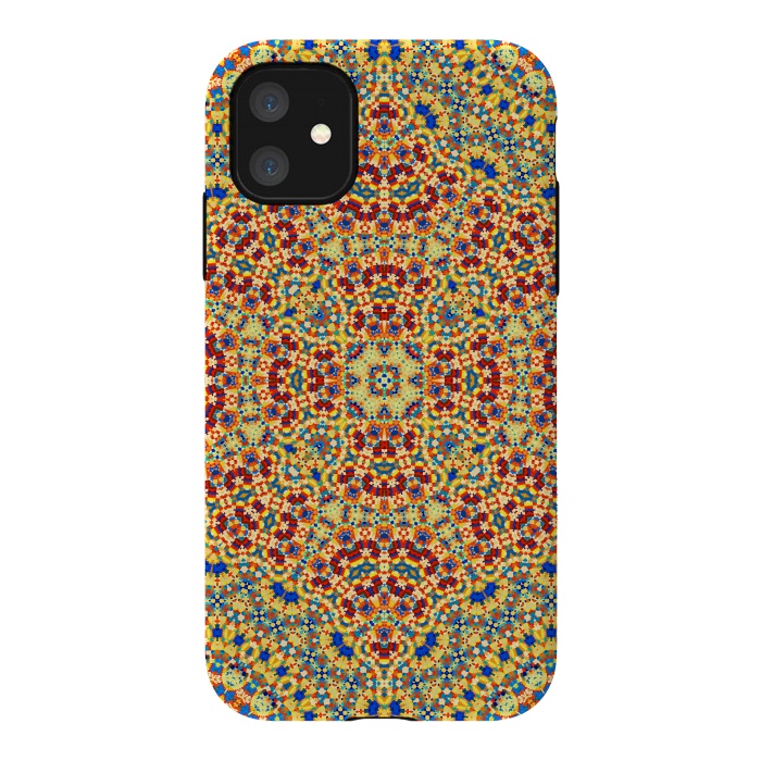 iPhone 11 StrongFit Abstract Mandala XI by Art Design Works