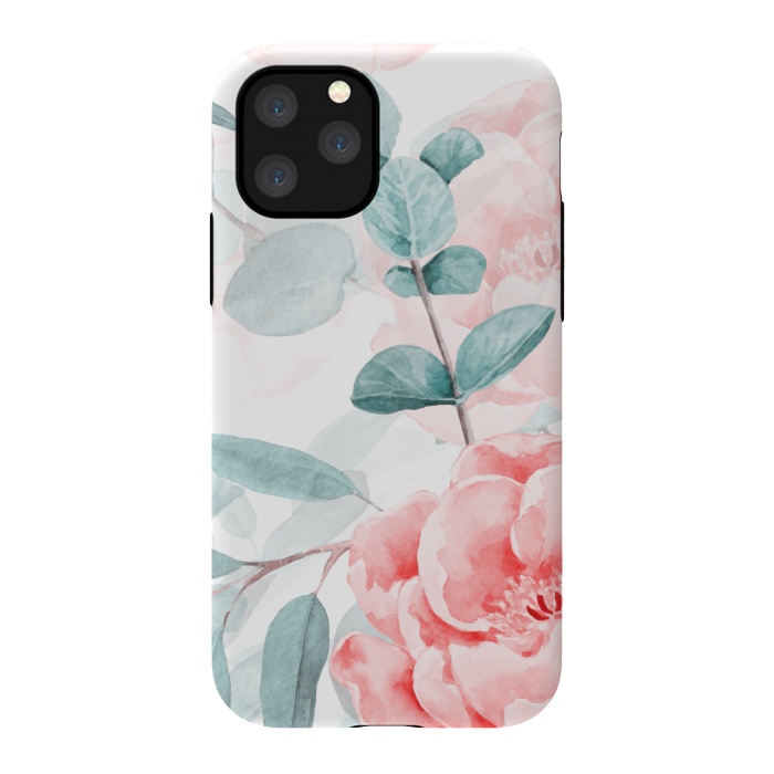 iPhone 11 Pro StrongFit Rose Blush and Eucalyptus by  Utart