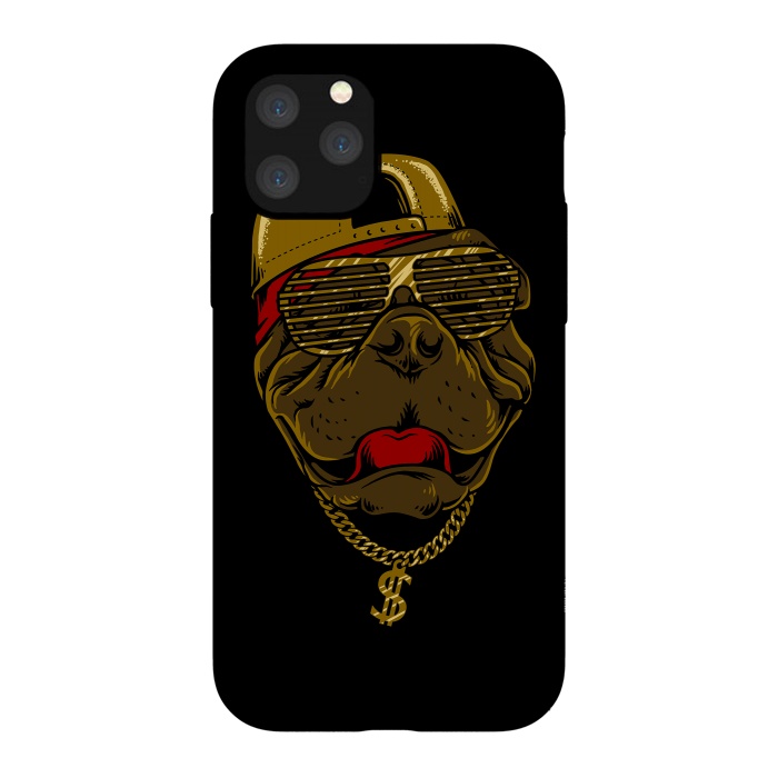 iPhone 11 Pro StrongFit Dog Hip Hop Style by Afif Quilimo