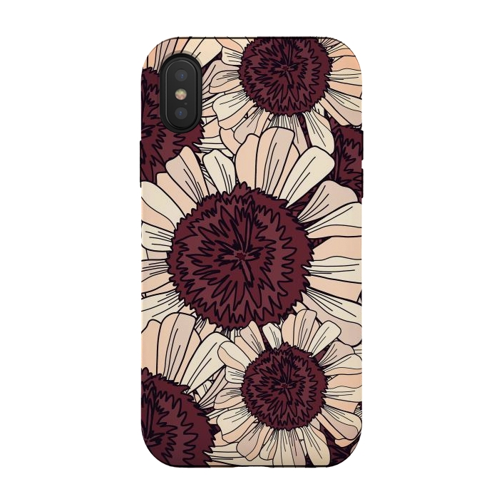 iPhone Xs / X StrongFit Autumn flowers by Steve Wade (Swade)