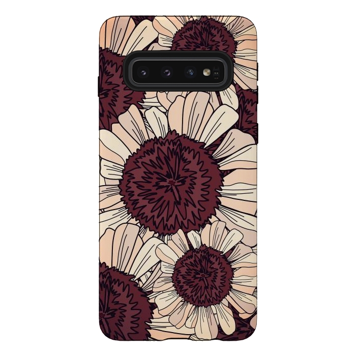 Galaxy S10 StrongFit Autumn flowers by Steve Wade (Swade)