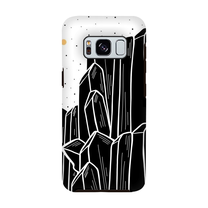 Galaxy S8 StrongFit The black cystal by Steve Wade (Swade)