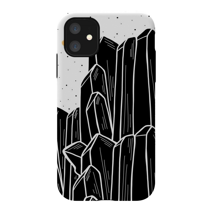 iPhone 11 StrongFit The black cystal by Steve Wade (Swade)