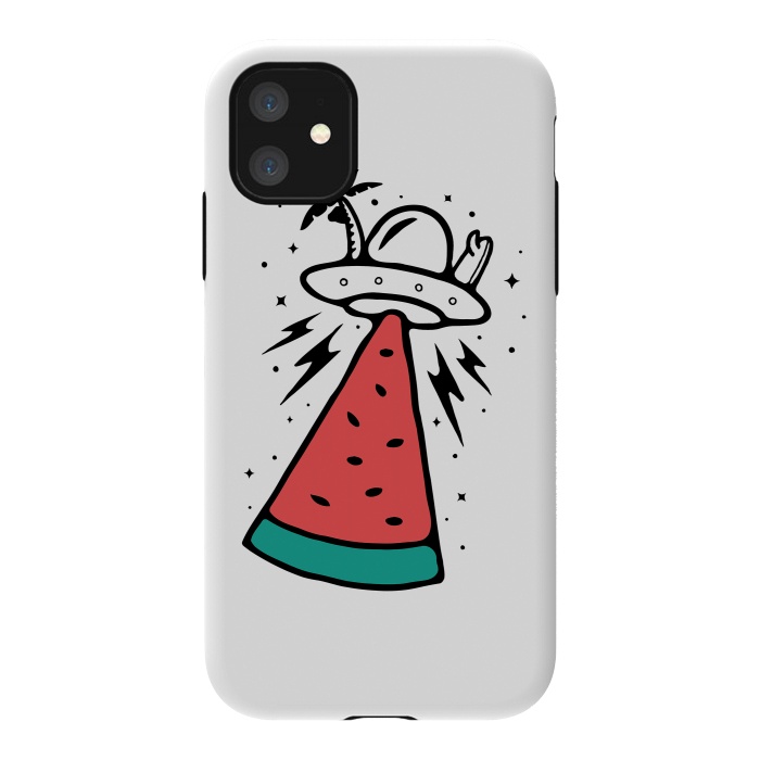 iPhone 11 StrongFit Alien Summer Invasion by Afif Quilimo