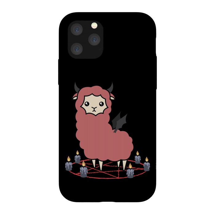 iPhone 11 Pro StrongFit Llama demon by Laura Nagel
