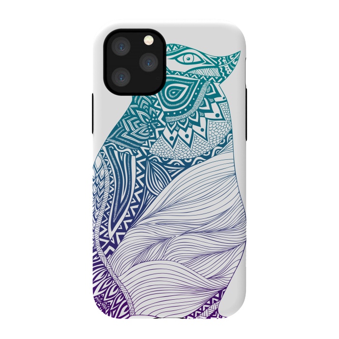 iPhone 11 Pro StrongFit Duotone penguin by Pom Graphic Design