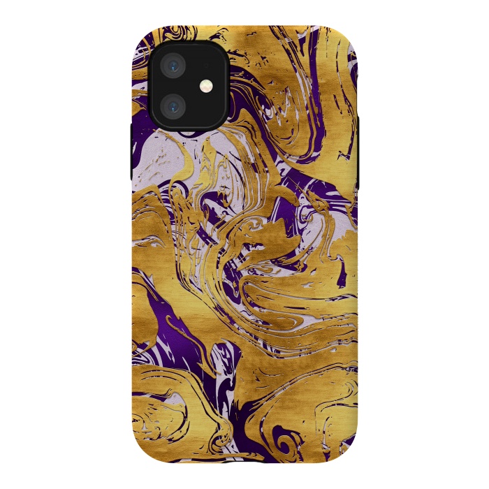 iPhone 11 StrongFit Abstract Marble Design by Art Design Works