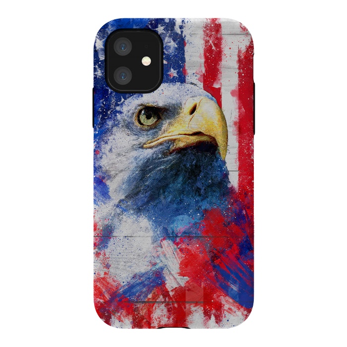 iPhone 11 StrongFit Artistic XLIII - American Pride by Art Design Works