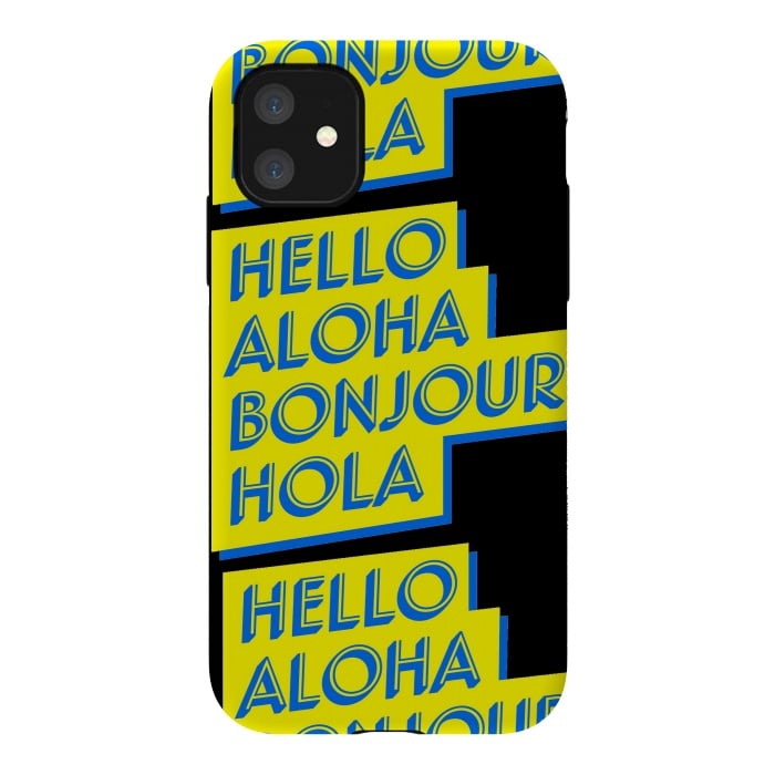 iPhone 11 StrongFit hello aloha by MALLIKA