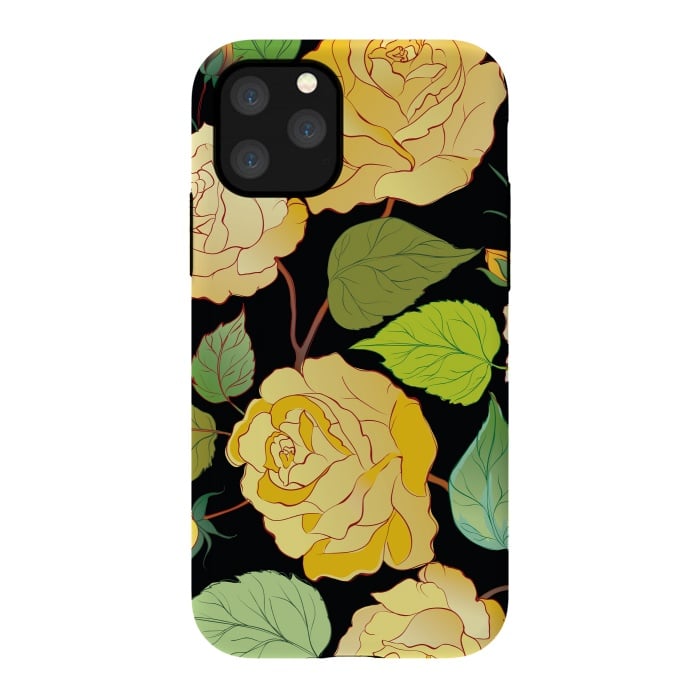 iPhone 11 Pro StrongFit Colorful Roses 3 by Bledi