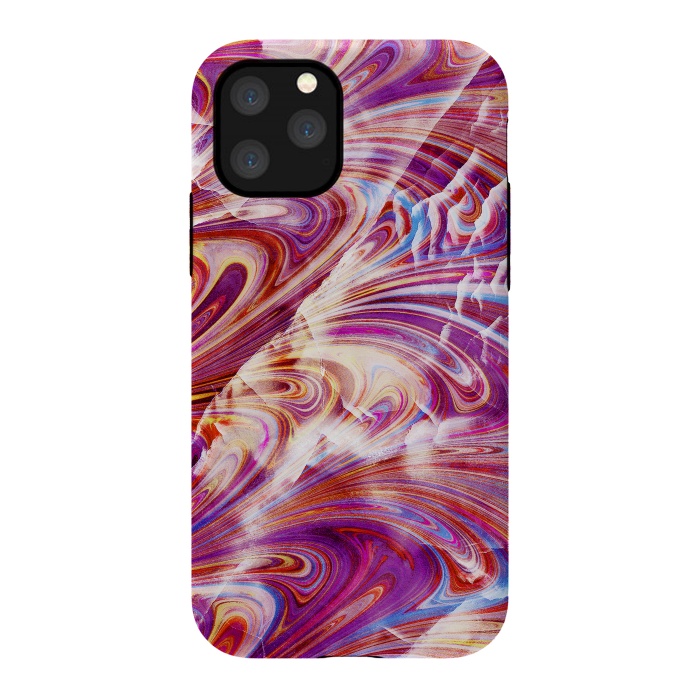 iPhone 11 Pro StrongFit Colorful elegant marble art by Oana 