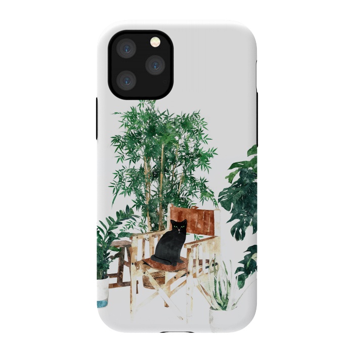 iPhone 11 Pro StrongFit Boho Kitty by Uma Prabhakar Gokhale