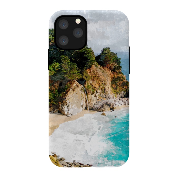 iPhone 11 Pro StrongFit Silent Island by Creativeaxle
