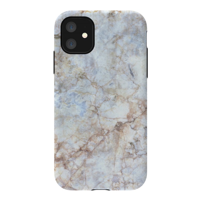 iPhone 11 StrongFit Gold and Blue Marble by amini54