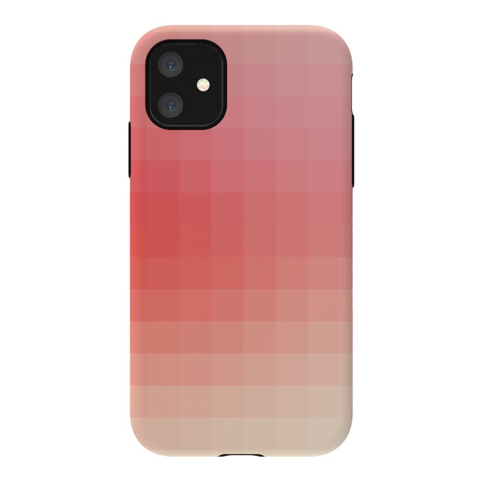iPhone 11 StrongFit Gradient, Pink and White by amini54