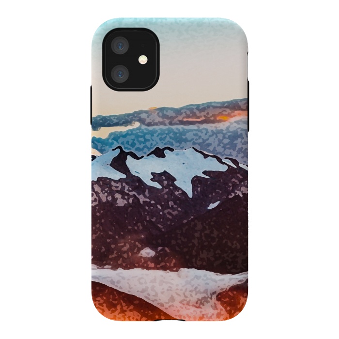 iPhone 11 StrongFit Burn Mountain by Creativeaxle