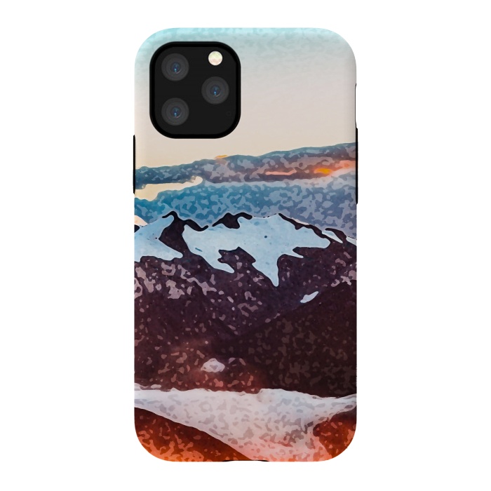 iPhone 11 Pro StrongFit Burn Mountain by Creativeaxle