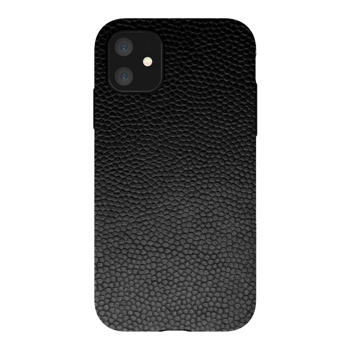 iPhone 11 StrongFit BLACK LEATHER by MALLIKA