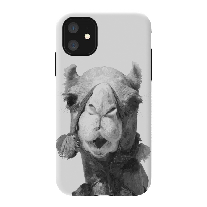 iPhone 11 StrongFit Black and White Camel by Alemi