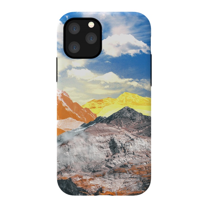 iPhone 11 Pro StrongFit Mountains (photo montage) by Bledi