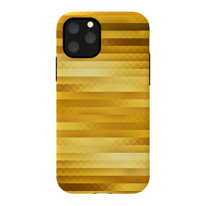 iPhone 11 Pro StrongFit Gold Color Pattern by Art Design Works
