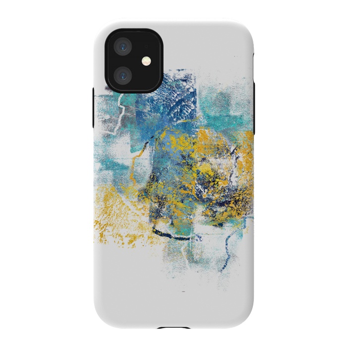 iPhone 11 StrongFit Nature Regrowth - Abstract Painting V by Art Design Works