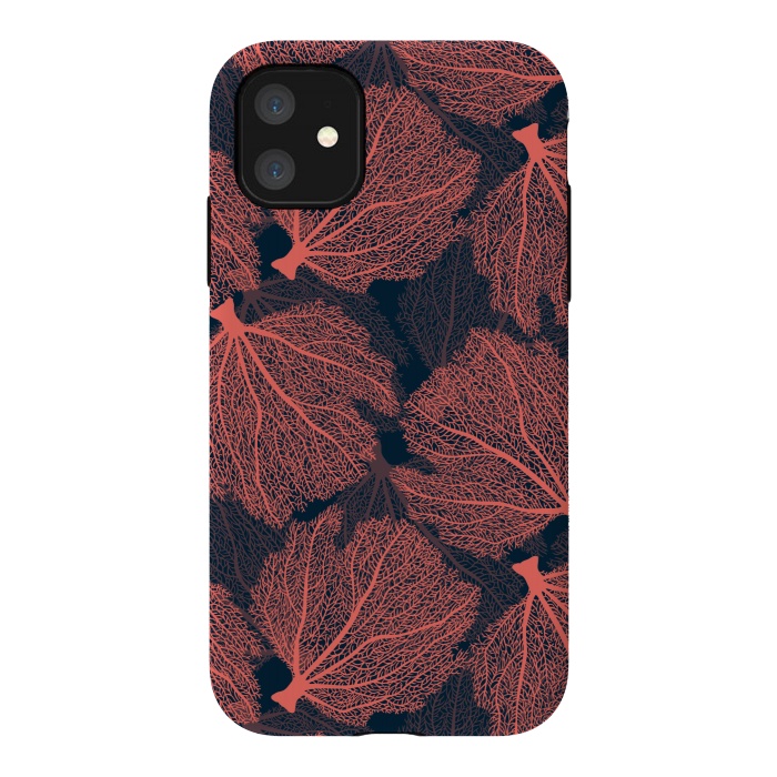 iPhone 11 StrongFit Fan living colral  by Katerina Kirilova