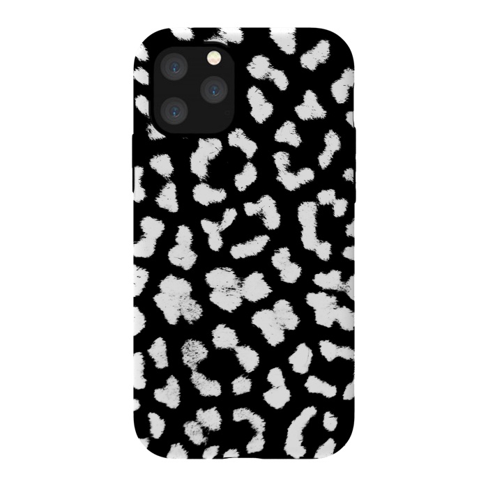 iPhone 11 Pro StrongFit Smudged leopard print spots by Oana 